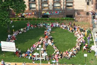 Human Peace Symbol